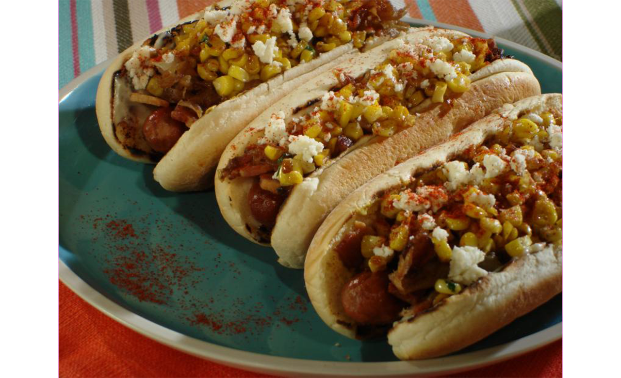 Cheesy Mexican Gourmet Hot Dogs • The Wicked Noodle